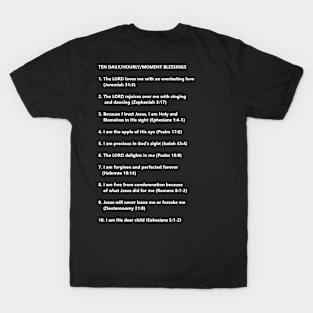 Ten blessings for yourself each day T-Shirt